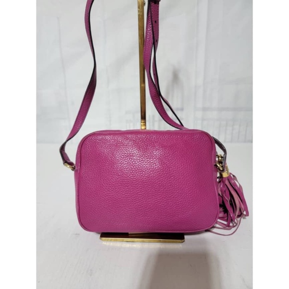 Authentic GUCCI Cellarius Calfskin Small Soho Disco Bag Pink Magenta - Picture 5 of 15